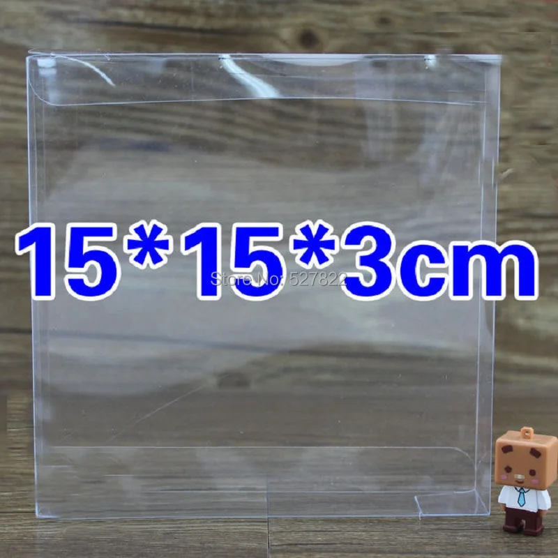 50pcs15X15X3CM Clear PVC Birthday Gift Box Wedding Favor Boxes Chocolate Candy Boxes Event Sweet Candy Box Free Shipping
50pcs15X15X3CM Clear PVC Birthday Gift Box Wedding Favor Boxes Chocolate Candy Boxes Event Sweet Candy Box Free Shipping