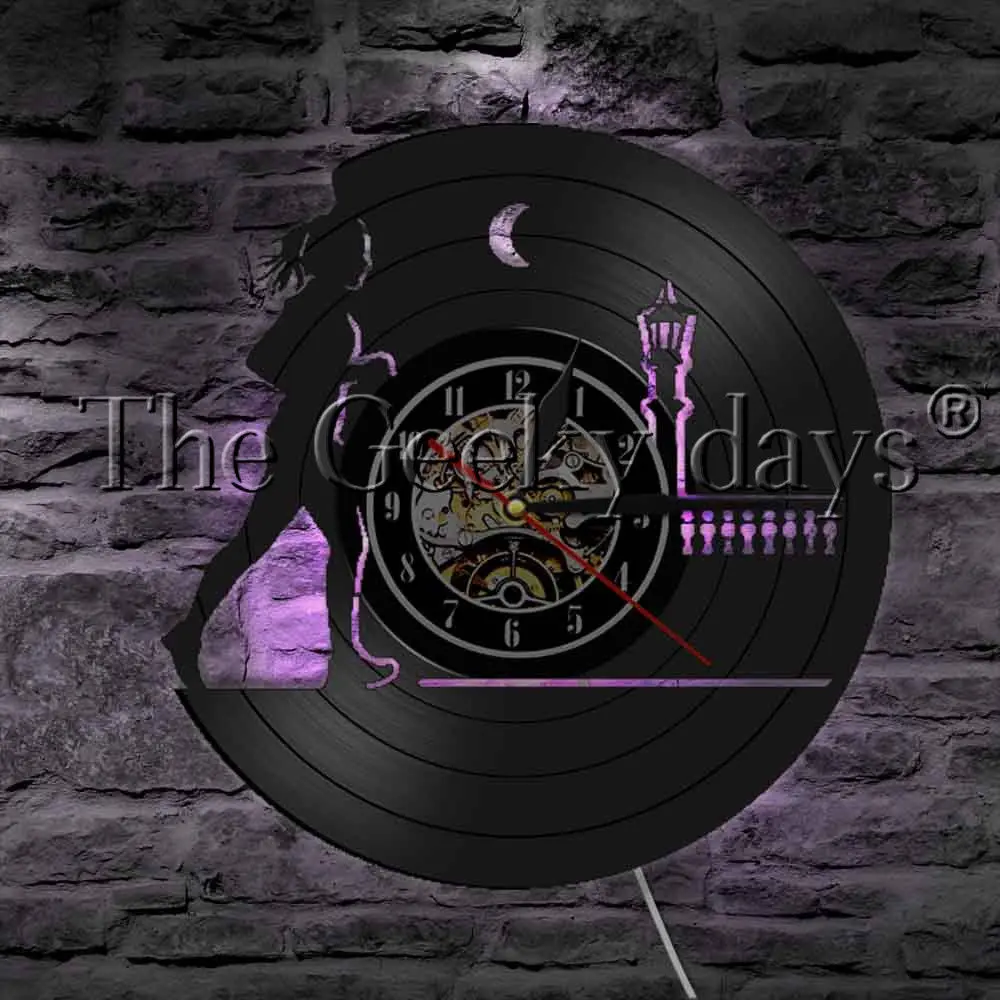 Girl Night Running Vinyl Record Wall Clock Running Modern Design Wall Watch LED Night Light Jogging Lady For Runner Gift
Girl Night Running Vinyl Record Wall Clock Running Modern Design Wall Watch LED Night Light Jogging Lady For Runner Gift