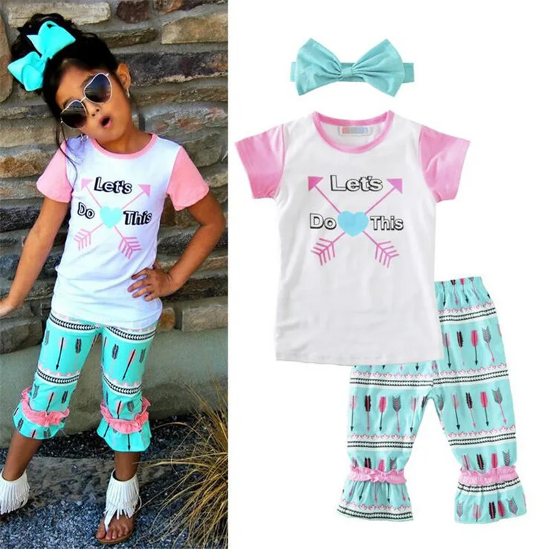 2017 Summer Kids Clothes Girls Short Sleeve Baby Clothes Children Costume for infant suits Toddler Girls Clothing 3PCS/Set A147
2017 Summer Kids Clothes Girls Short Sleeve Baby Clothes Children Costume for infant suits Toddler Girls Clothing 3PCS/Set A147