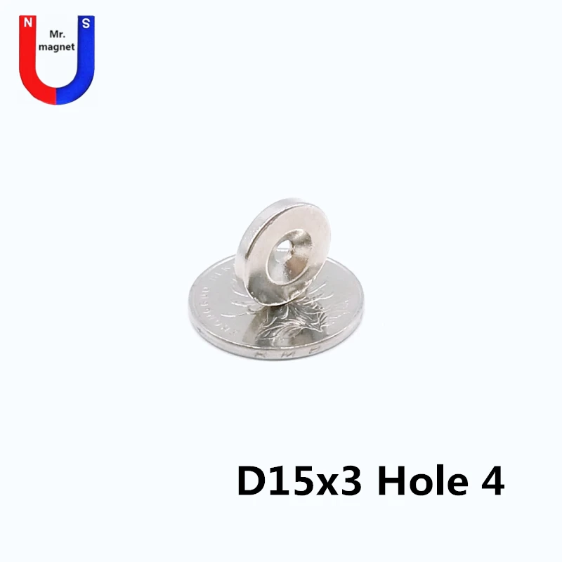 100pcs 15x3-4 magnet With countersunk hole 4 circular 15*3-4 neodymium magnet rare earth NdFeB 15x3-4 mm magnet permanent N38
100pcs 15x3-4 magnet With countersunk hole 4 circular 15*3-4 neodymium magnet rare earth NdFeB 15x3-4 mm magnet permanent N38
