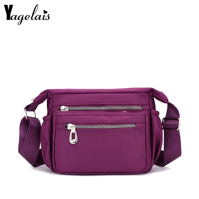 Solid Color Zipper Waterproof Nylon Small Purse Shoulder Crossbody Bag Female High Quality Handbag Ladies Mini Messenger Bags
Solid Color Zipper Waterproof Nylon Small Purse Shoulder Crossbody Bag Female High Quality Handbag Ladies Mini Messenger Bags
