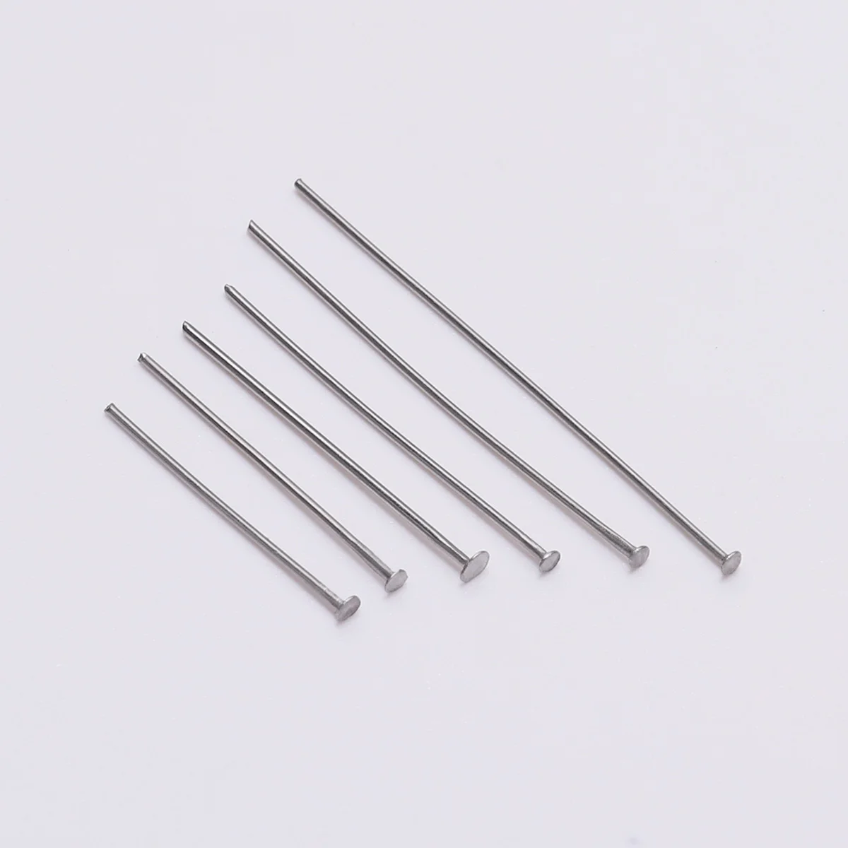 100pcs/Lot Stainless Steel Flat Head Pins 20 30 40 50 60mm Headpins Findings For Diy Jewelry Making Supplies Accessories
100pcs/Lot Stainless Steel Flat Head Pins 20 30 40 50 60mm Headpins Findings For Diy Jewelry Making Supplies Accessories