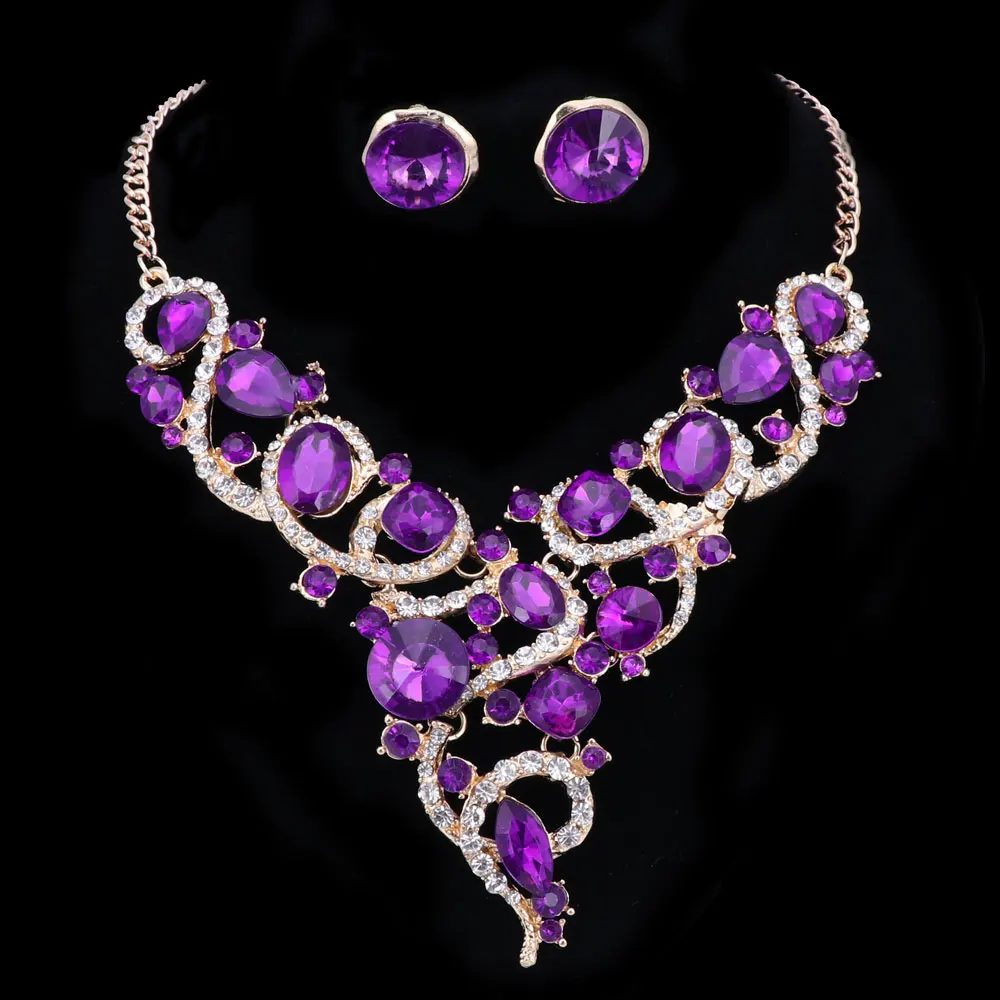 OEOEOS Jewelry Rhinestones Statement Necklace and Earrings for Women Indian Bridal Wedding Jewelry sets
OEOEOS Jewelry Rhinestones Statement Necklace and Earrings for Women Indian Bridal Wedding Jewelry sets