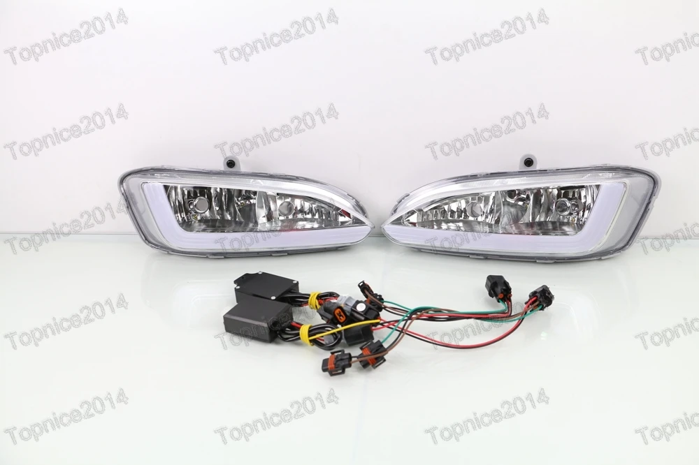 1Pair LED DRL Daytime Running Light Car Fog Driving Lamps With Turning Lights For Hyundai Santa Fe/IX45 2013-2015
1Pair LED DRL Daytime Running Light Car Fog Driving Lamps With Turning Lights For Hyundai Santa Fe/IX45 2013-2015