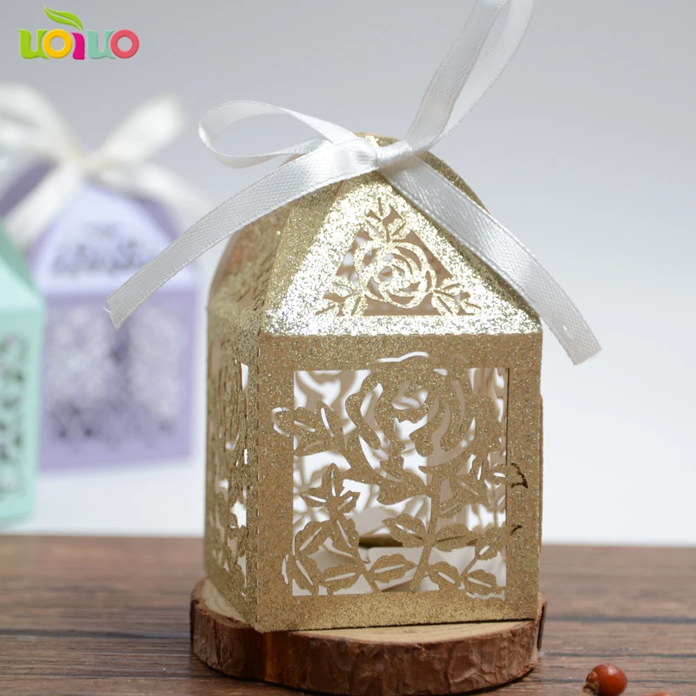 Party Favors Wedding Box For Sweets Big Size Available Glitter Paper Romantic Gold Color Rose Model 10PCS
Party Favors Wedding Box For Sweets Big Size Available Glitter Paper Romantic Gold Color Rose Model 10PCS