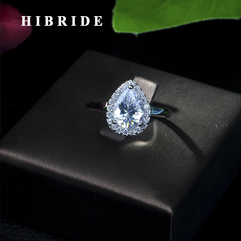 HIBRIDE Brand Luxury Big Water Drop Cubic Zirconia Stone Adjustable Open Ring For Women Party Evening Jewelry R-10
HIBRIDE Brand Luxury Big Water Drop Cubic Zirconia Stone Adjustable Open Ring For Women Party Evening Jewelry R-10