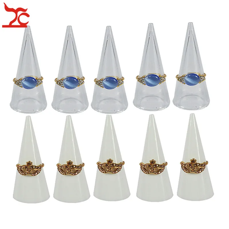 5Pcs/Lot Fashion Single Finger Ring Holder Triangle Cone Fingertip Acrylic Ring Storage Display Organizer Stand Wholesale
5Pcs/Lot Fashion Single Finger Ring Holder Triangle Cone Fingertip Acrylic Ring Storage Display Organizer Stand Wholesale