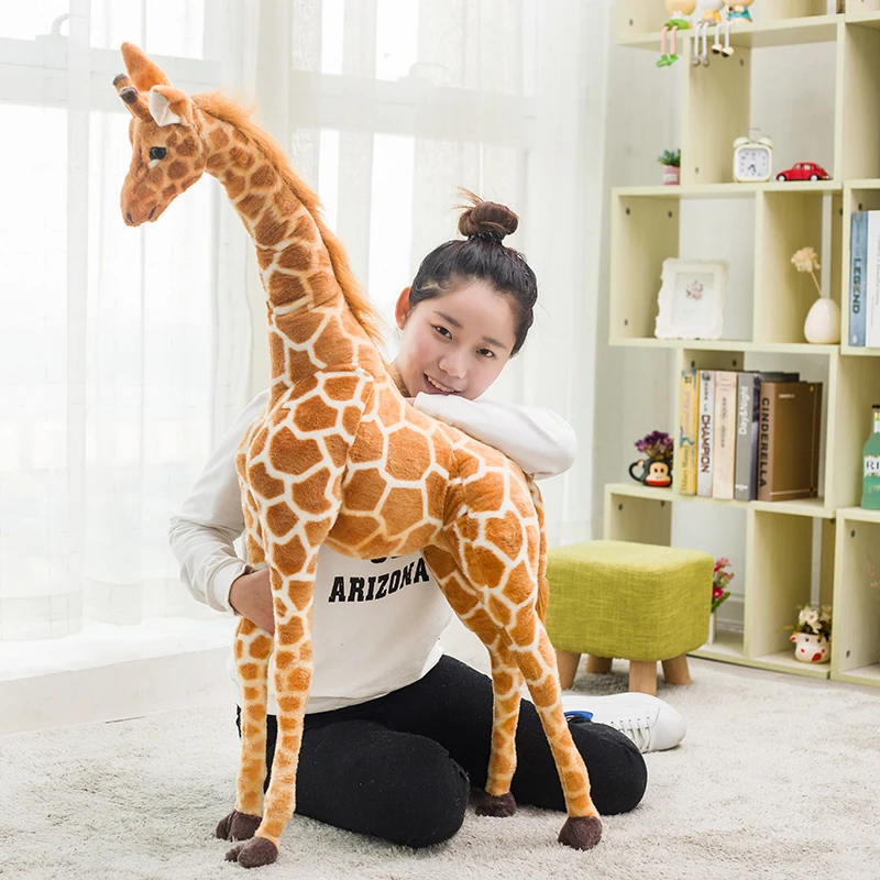 120 cm Simulation Plush Giraffe Toys Big Size Cute Stuffed Animal Dolls Soft Giraffe Doll High Quality Birthday Gift Kids Toy
120 cm Simulation Plush Giraffe Toys Big Size Cute Stuffed Animal Dolls Soft Giraffe Doll High Quality Birthday Gift Kids Toy