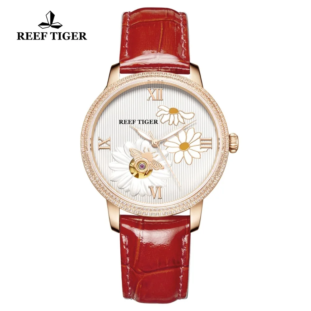 Reef Tiger/RT Top Brand Luxury Women Watch Rose Gold Automatic Watch Clock Relogio Feminino Fashion Watch Reloje Mujer RGA1585
Reef Tiger/RT Top Brand Luxury Women Watch Rose Gold Automatic Watch Clock Relogio Feminino Fashion Watch Reloje Mujer RGA1585