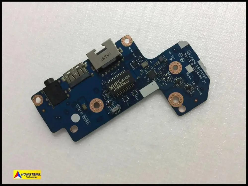 Для hp 430 g2 серии аудио Ethernet USB разъем плата LS-B172P тест ОК бесплатная доставка
Для hp 430 g2 серии аудио Ethernet USB разъем плата LS-B172P тест ОК бесплатная доставка
