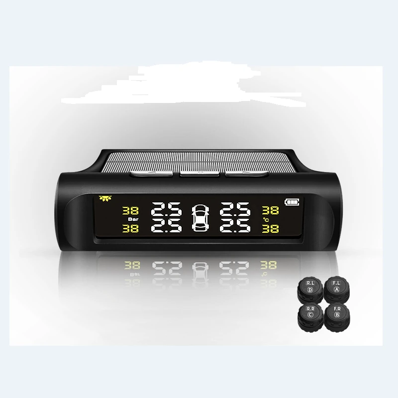 Солнечная автомобильная система контроля давления в шинах TPMS 4, внешний датчик, автоматическая система сигнализации, беспроводной автомобильный монитор давления, ЖК-дисплей
Солнечная автомобильная система контроля давления в шинах TPMS 4, внешний датчик, автоматическая система сигнализации, беспроводной автомобильный монитор давления, ЖК-дисплей