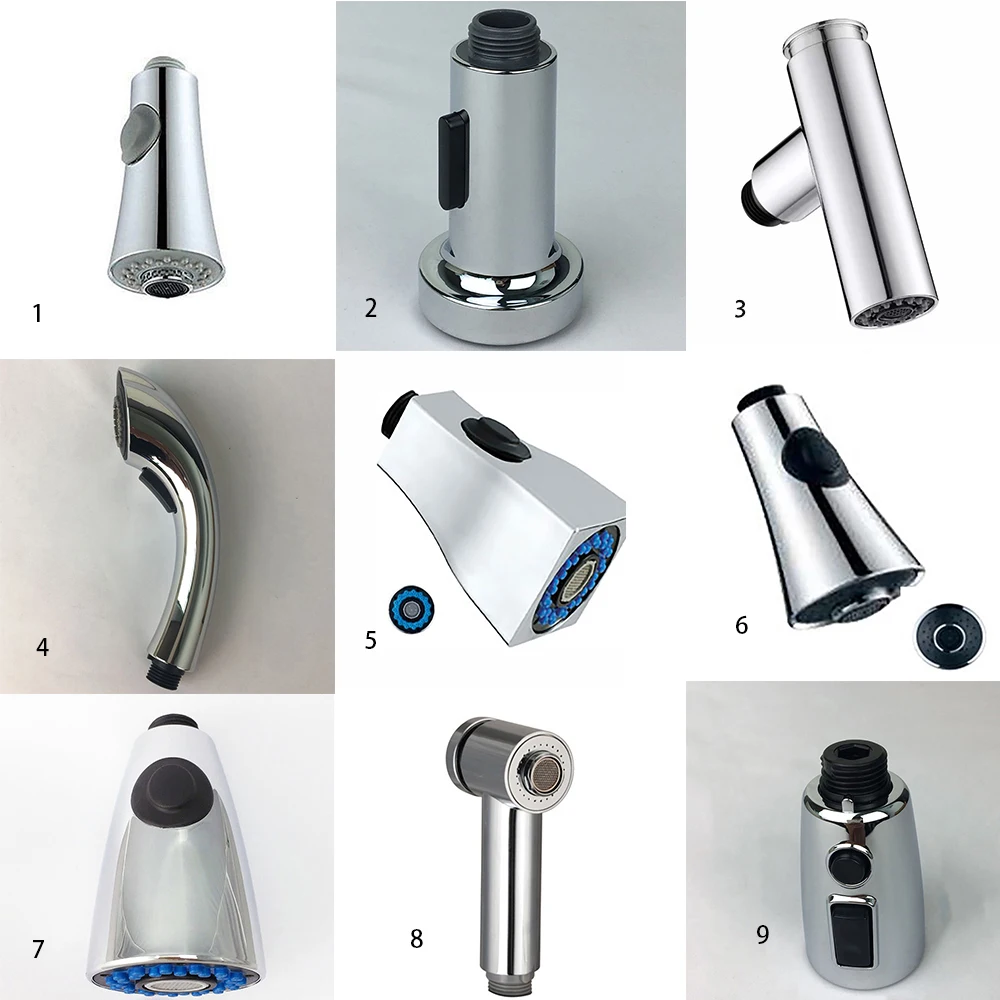Chrome 2-F ABS Kitchen Faucet Pull Out Down Sprayer Shower Replacement Spray Shower Head
Chrome 2-F ABS Kitchen Faucet Pull Out Down Sprayer Shower Replacement Spray Shower Head