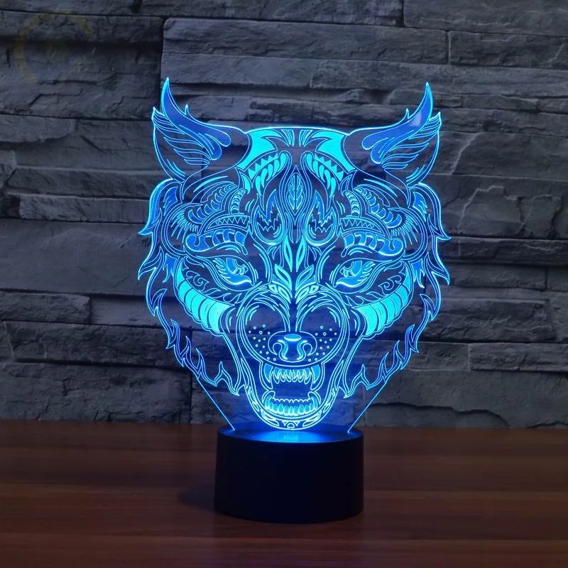 Modern 3D Lion Face Night lighting 7 Color Changing Animal Led Night Lights LED Desk Table Lamp For Home Decoration
Modern 3D Lion Face Night lighting 7 Color Changing Animal Led Night Lights LED Desk Table Lamp For Home Decoration