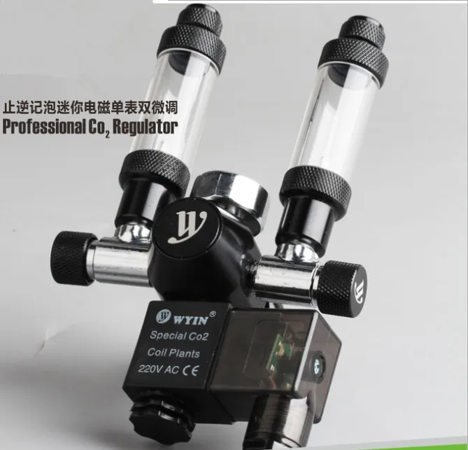Aquarium CO2 Regulator with Check Valve Bubble Counter magnetic Solenoid Valve
Aquarium CO2 Regulator with Check Valve Bubble Counter magnetic Solenoid Valve