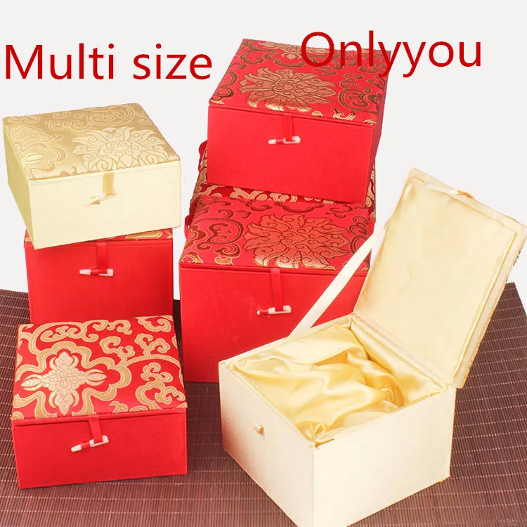 Multi size Square Large Cotton Filled Wooden Jewelry Collection Box Decoration Chinese Gift Packaging Silk Brocade Storage Case
Multi size Square Large Cotton Filled Wooden Jewelry Collection Box Decoration Chinese Gift Packaging Silk Brocade Storage Case