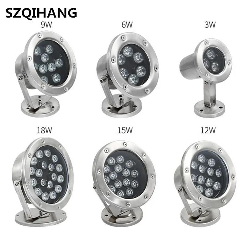 IP67 Outdoor Light 12V 6W/12W/18W Led Underwater Light RGB Colorful Swimming Spotlight Pool Light Fountain Light Landscape Lamp
IP67 Outdoor Light 12V 6W/12W/18W Led Underwater Light RGB Colorful Swimming Spotlight Pool Light Fountain Light Landscape Lamp