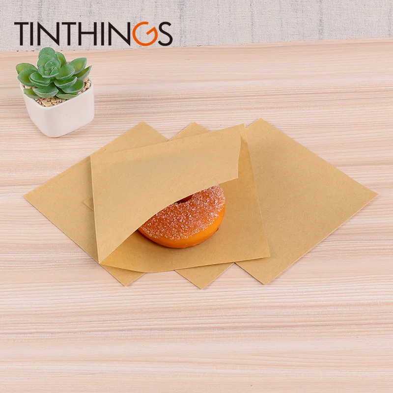 1000 pcs 15x15cm white Brown Kraft paper bag Trigonometric sandwich Donuts bags for Bakery bread food bags packaging Customized
1000 pcs 15x15cm white Brown Kraft paper bag Trigonometric sandwich Donuts bags for Bakery bread food bags packaging Customized