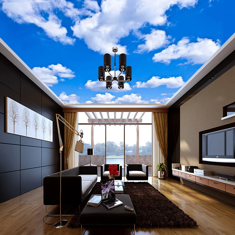 Custom Ceiling Mural Wallpaper 3D Blue Sky And White Clouds Living Room Bedroom Ceiling Background Photo Wallpaper Wallcoverings
Custom Ceiling Mural Wallpaper 3D Blue Sky And White Clouds Living Room Bedroom Ceiling Background Photo Wallpaper Wallcoverings