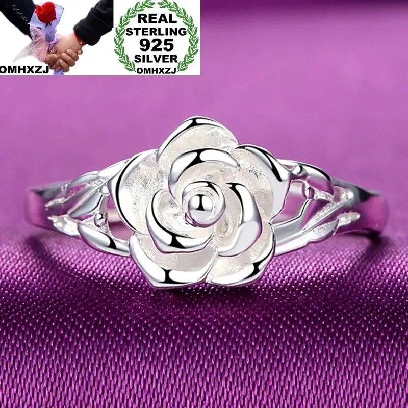 OMHXZJ Wholesale European Fashion Woman Girl Party Wedding Gift Silver Rose 30% S925 Sterling Silver Ring RR289
OMHXZJ Wholesale European Fashion Woman Girl Party Wedding Gift Silver Rose 30% S925 Sterling Silver Ring RR289