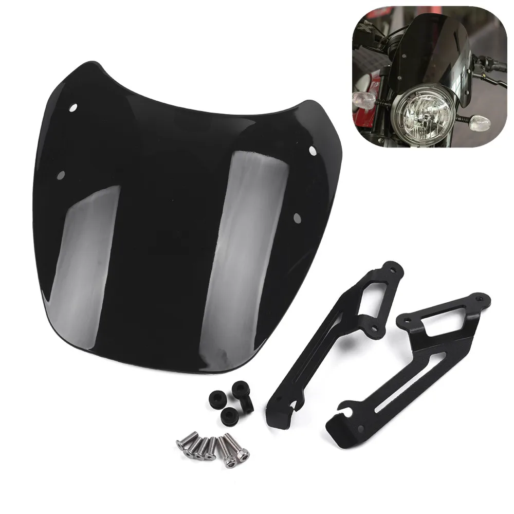Motorcycle Accessories Windshield WindScreen Wind Screen With Mount Holder For Ducati Scrambler 2015 2016 2017 2018
Motorcycle Accessories Windshield WindScreen Wind Screen With Mount Holder For Ducati Scrambler 2015 2016 2017 2018