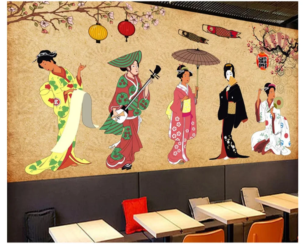 beibehang Modern fashion decorative 3d wallpaper japanese retro beautiful character restaurant background wall papers home decor
beibehang Modern fashion decorative 3d wallpaper japanese retro beautiful character restaurant background wall papers home decor