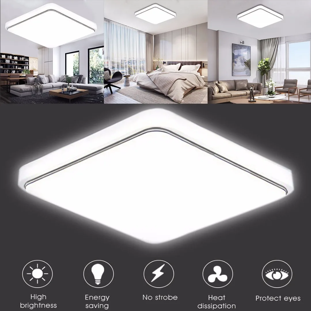 Holmark 24W LED Square Ceiling Down Light 1000LM Flush Mount Home Fixture Lamp
Holmark 24W LED Square Ceiling Down Light 1000LM Flush Mount Home Fixture Lamp