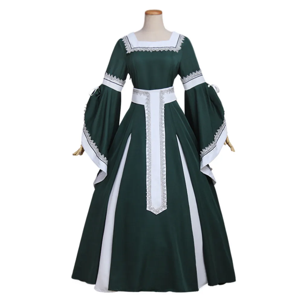 Women Medieval Dress Gothic Vintage Long Victorian Ball Gowns Renaissance Dress Party Cosplay Costumes Evening Dress Custom Made
Women Medieval Dress Gothic Vintage Long Victorian Ball Gowns Renaissance Dress Party Cosplay Costumes Evening Dress Custom Made
