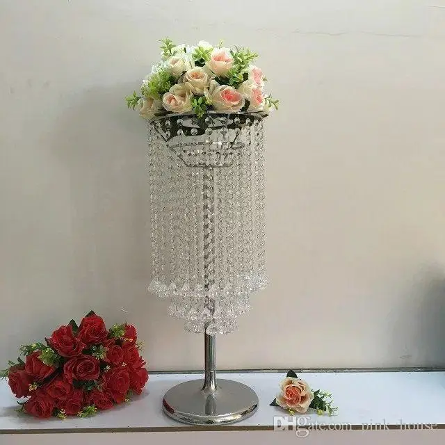 2018 Elegant New Design Tall Sliver Crystal Flower Stand Chandelier Beautiful Centerpieces for Wedding Table
2018 Elegant New Design Tall Sliver Crystal Flower Stand Chandelier Beautiful Centerpieces for Wedding Table