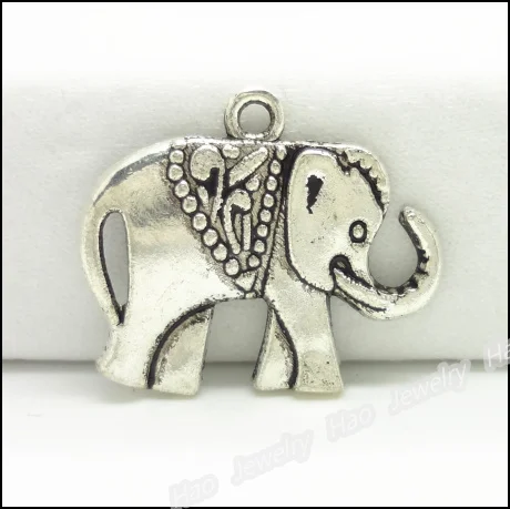 40 pcs Vintage Charms Elephants Pendant Antique silver Fit Bracelets Necklace DIY Metal Jewelry Making
40 pcs Vintage Charms Elephants Pendant Antique silver Fit Bracelets Necklace DIY Metal Jewelry Making