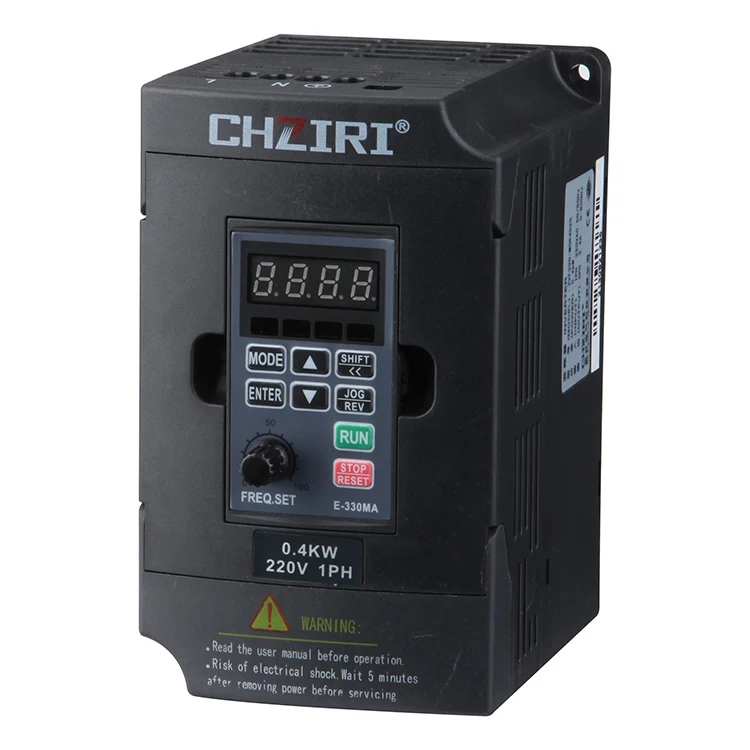 220V 0.75KW Single Phase input and 220V 3 Phase Output Frequency Converter / Adjustable Speed Drive / Frequency Inverter / VFD
220V 0.75KW Single Phase input and 220V 3 Phase Output Frequency Converter / Adjustable Speed Drive / Frequency Inverter / VFD