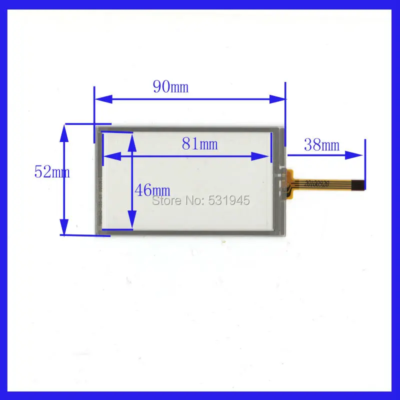 ZhiYuSun The ansus 3.5 four wire resistive touch panles handwritten screen 90 *52 touch screen the GLASS 90mm*52mm
ZhiYuSun The ansus 3.5 four wire resistive touch panles handwritten screen 90 *52 touch screen the GLASS 90mm*52mm