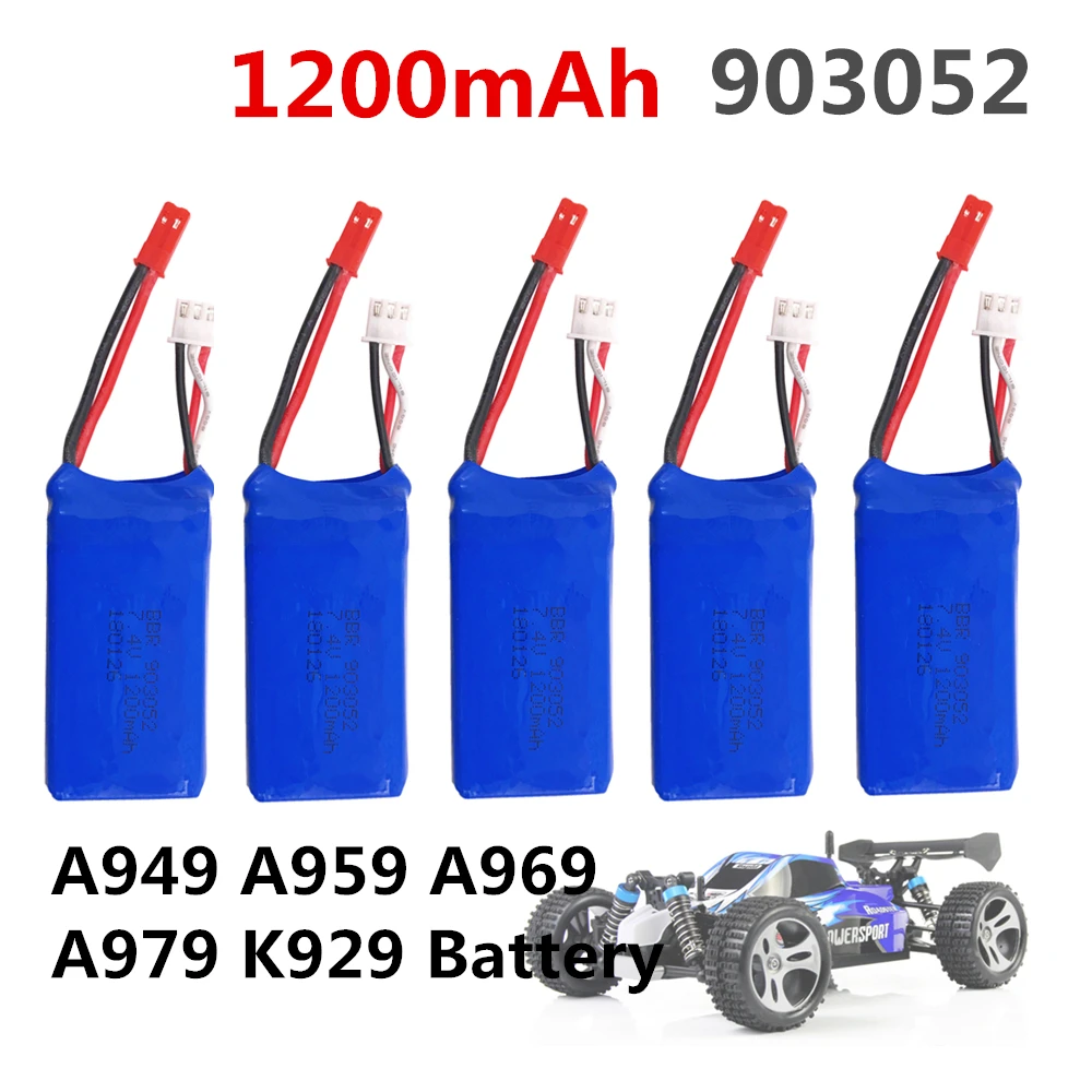 Литий-Полимерный Аккумулятор 7,4 в 1200 мА · ч для дрона Wltoys A949, A959, A969, A979, K929, 5 шт.
Литий-Полимерный Аккумулятор 7,4 в 1200 мА · ч для дрона Wltoys A949, A959, A969, A979, K929, 5 шт.