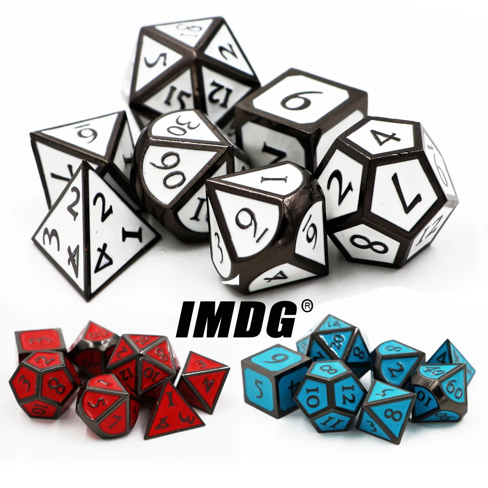 IMDG 7 шт./компл. креативная РПГ игра игральные кости многогранные металлические кости DND новая эмалированная никелевая цифровая игра игральные кости
IMDG 7 шт./компл. креативная РПГ игра игральные кости многогранные металлические кости DND новая эмалированная никелевая цифровая игра игральные кости