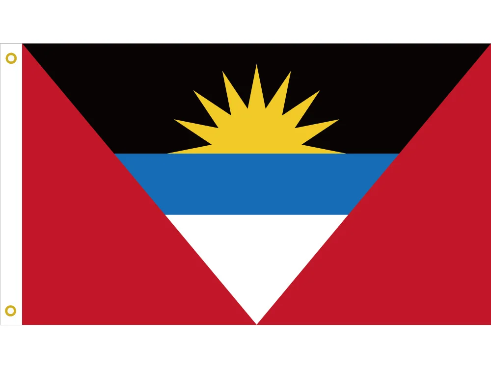 Antigua And Barbuda National Flag 90*150cm/60*90cm/40*60cm/15*21cm 3x5ft Printing Banner For Event Office Home Decoration
Antigua And Barbuda National Flag 90*150cm/60*90cm/40*60cm/15*21cm 3x5ft Printing Banner For Event Office Home Decoration