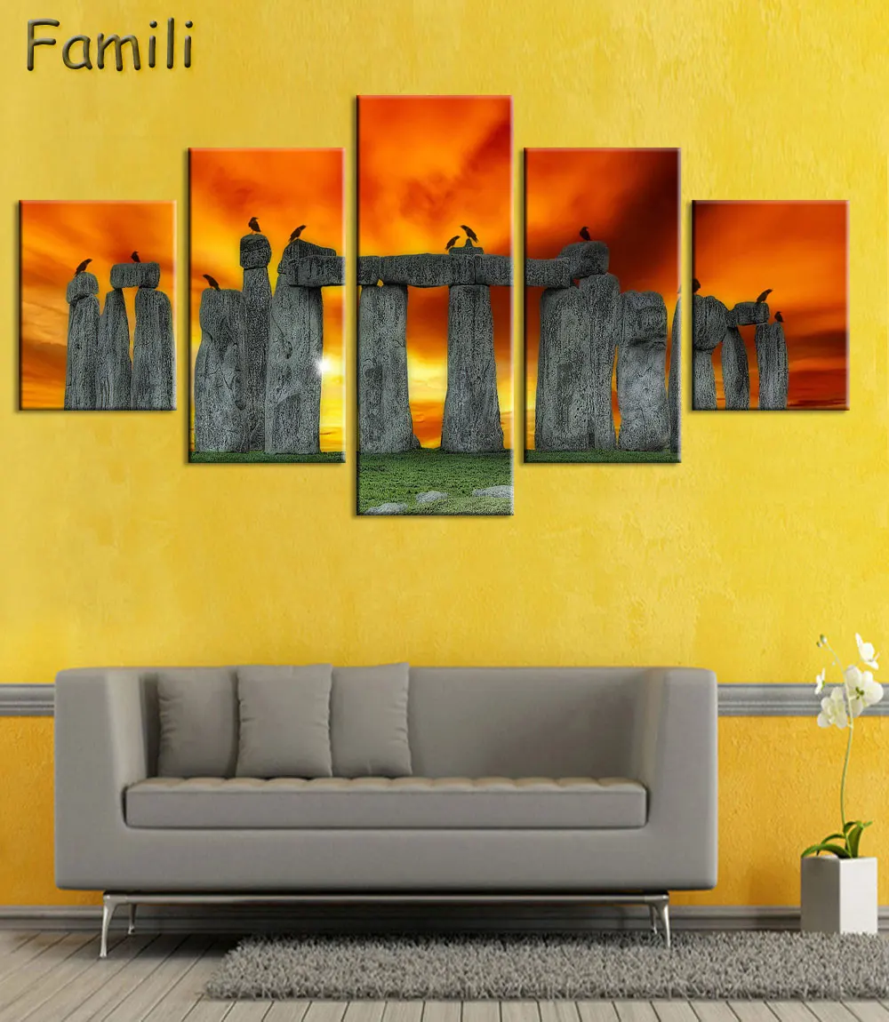 Modern Fashion 5 pcs stone statue Stonehenge picture decoration canvas painting wall Art living room home decor unframed
Modern Fashion 5 pcs stone statue Stonehenge picture decoration canvas painting wall Art living room home decor unframed