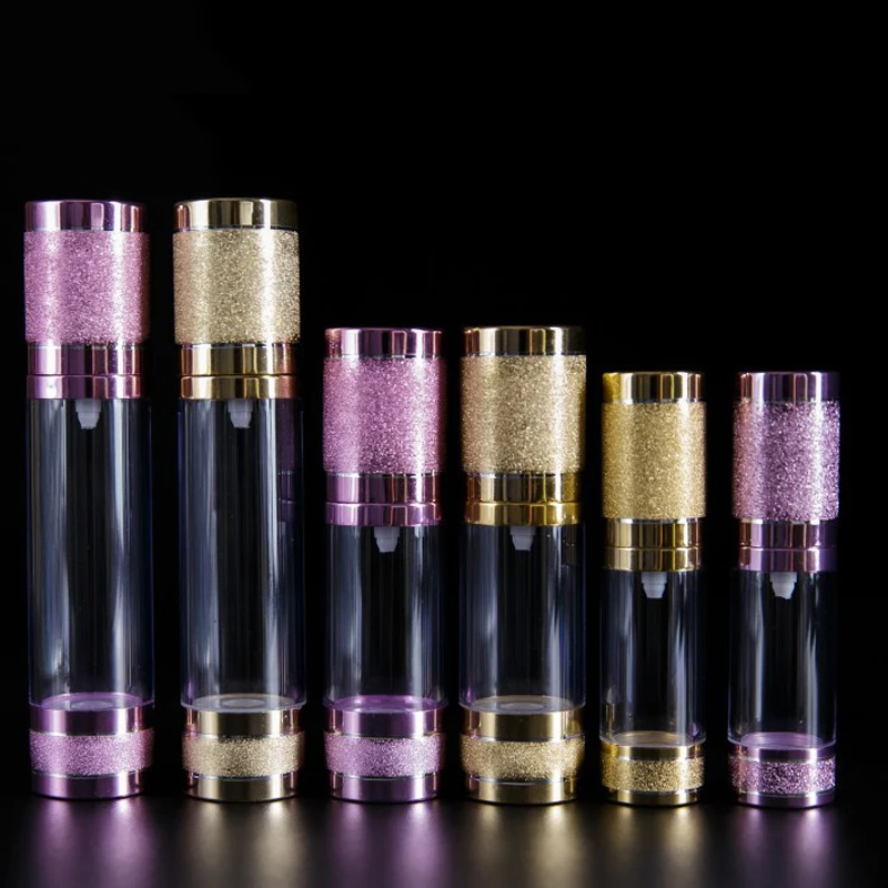 15ml 30ml 50ml Gold Pink Glitter Diamond Airless Vacuum Bottles Luxury Emulsion Lotion Fragrance Perfume Spray Bottle 10pcs/lot
15ml 30ml 50ml Gold Pink Glitter Diamond Airless Vacuum Bottles Luxury Emulsion Lotion Fragrance Perfume Spray Bottle 10pcs/lot
