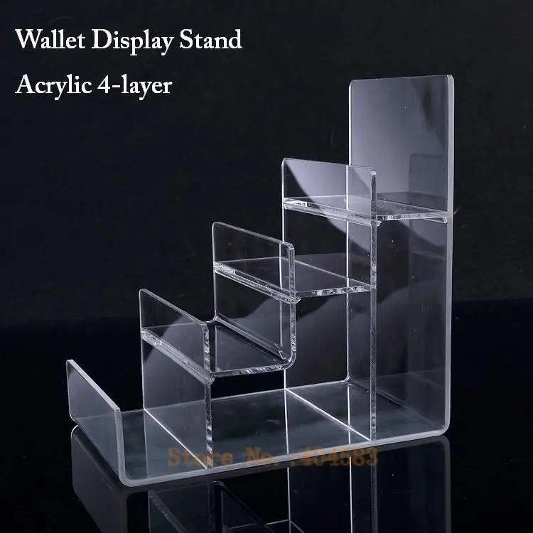 2pcs/lot Clear-view 4-layer reinforced Acrylic Wallet Display Stand Purse Holder
2pcs/lot Clear-view 4-layer reinforced Acrylic Wallet Display Stand Purse Holder