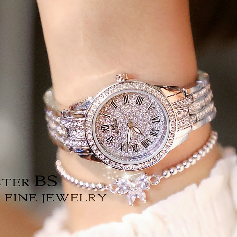 Luxury Crystal Women Watches Fashion Creative Gold Ladies Quartz Watch Women Bracelet Rhinestone Wristwatches Relogio Masculino
Luxury Crystal Women Watches Fashion Creative Gold Ladies Quartz Watch Women Bracelet Rhinestone Wristwatches Relogio Masculino