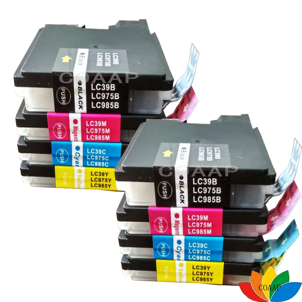 2 комплекта LC985 LC975 LC39 для совместимых с Brother чернильных картриджей, модель детской строки, чернила для принтера
2 комплекта LC985 LC975 LC39 для совместимых с Brother чернильных картриджей, модель детской строки, чернила для принтера