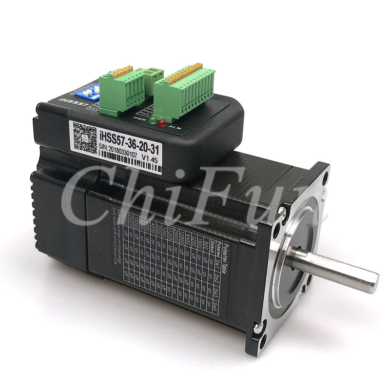 JMC iHSS57-36-20 21mm Axis length NEMA23 2.0Nm 36V DC Integrated stepping servo motor driver
JMC iHSS57-36-20 21mm Axis length NEMA23 2.0Nm 36V DC Integrated stepping servo motor driver