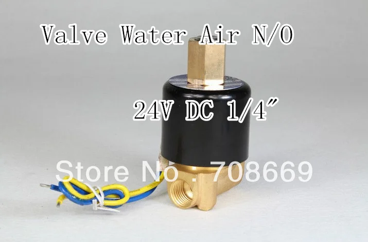 Электрический Соленоидный клапан воды воздуха N/O 24V DC 1/4 "Нормально открытый тип
Электрический Соленоидный клапан воды воздуха N/O 24V DC 1/4 "Нормально открытый тип