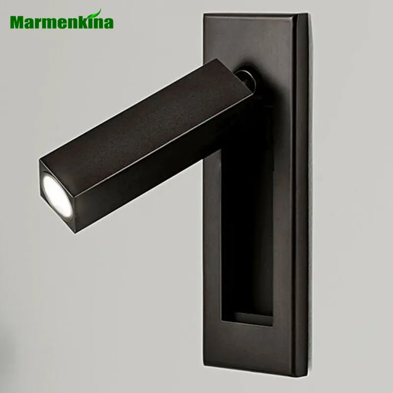 Bedside reading wall lamp 3W LED Recessed Wall lamp Hotel room LED indoor light rotating folding wall lamp AC110-240V
Bedside reading wall lamp 3W LED Recessed Wall lamp Hotel room LED indoor light rotating folding wall lamp AC110-240V