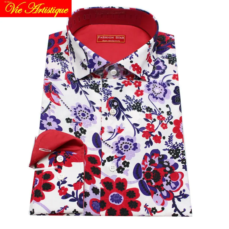 custom tailor made Men's bespoke cotton floral dress shirts business formal wedding ware blouse 2019 long sleeve red flower
custom tailor made Men's bespoke cotton floral dress shirts business formal wedding ware blouse 2019 long sleeve red flower