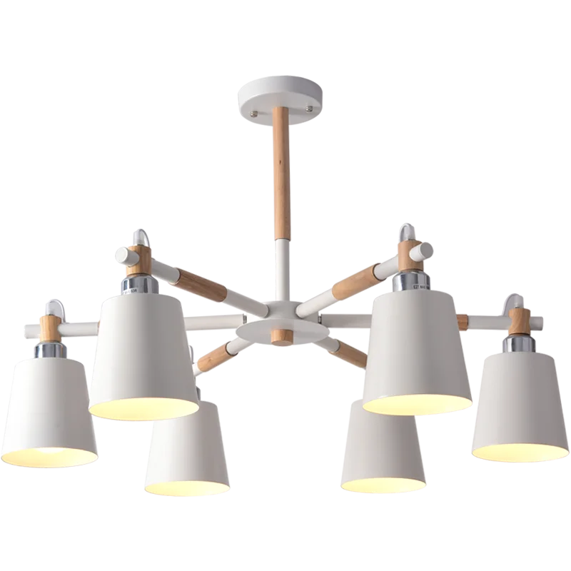 Creative simple 3/6/8 head solid wood LED chandelier lamp for living room white black ceiling chandeliers lighting
Creative simple 3/6/8 head solid wood LED chandelier lamp for living room white black ceiling chandeliers lighting