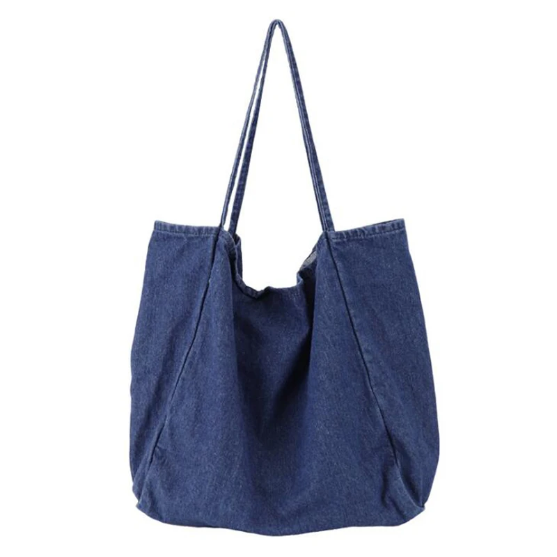 Women Denim Bag Casual Handbag Denim Jeans Cloth Hand Tote Canvas Shoulder Bags Large Capacity Ladies Shopping Bag
Women Denim Bag Casual Handbag Denim Jeans Cloth Hand Tote Canvas Shoulder Bags Large Capacity Ladies Shopping Bag