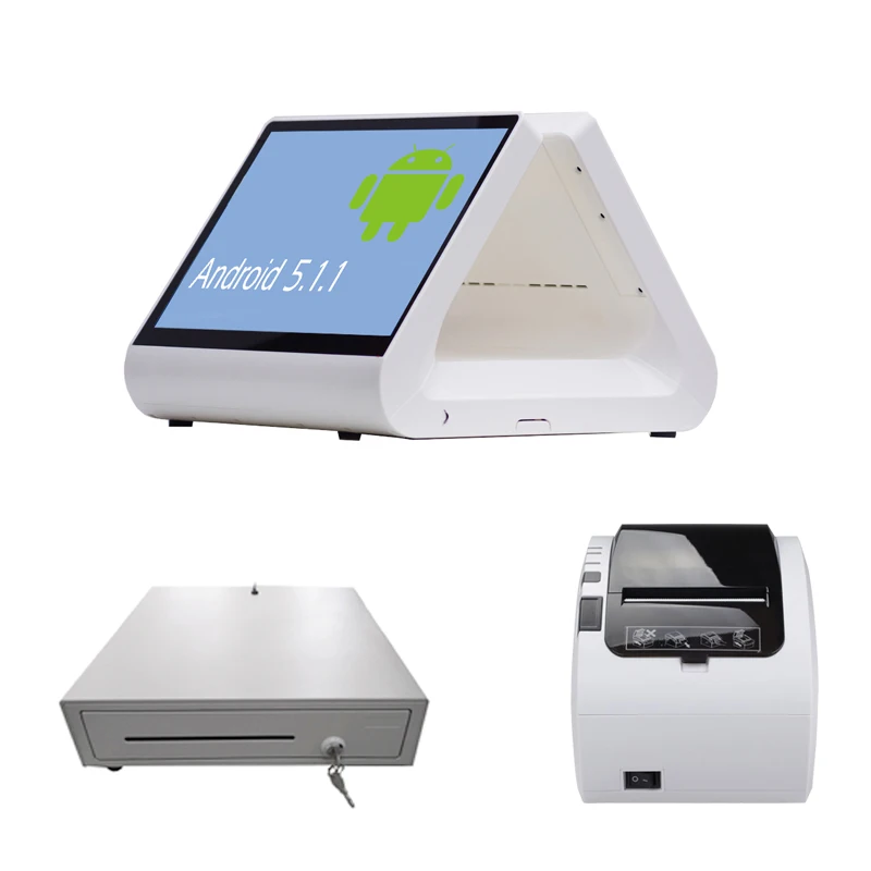 12 inch dual screen pos machine android pos system with pos printer and cash drawer
12 inch dual screen pos machine android pos system with pos printer and cash drawer