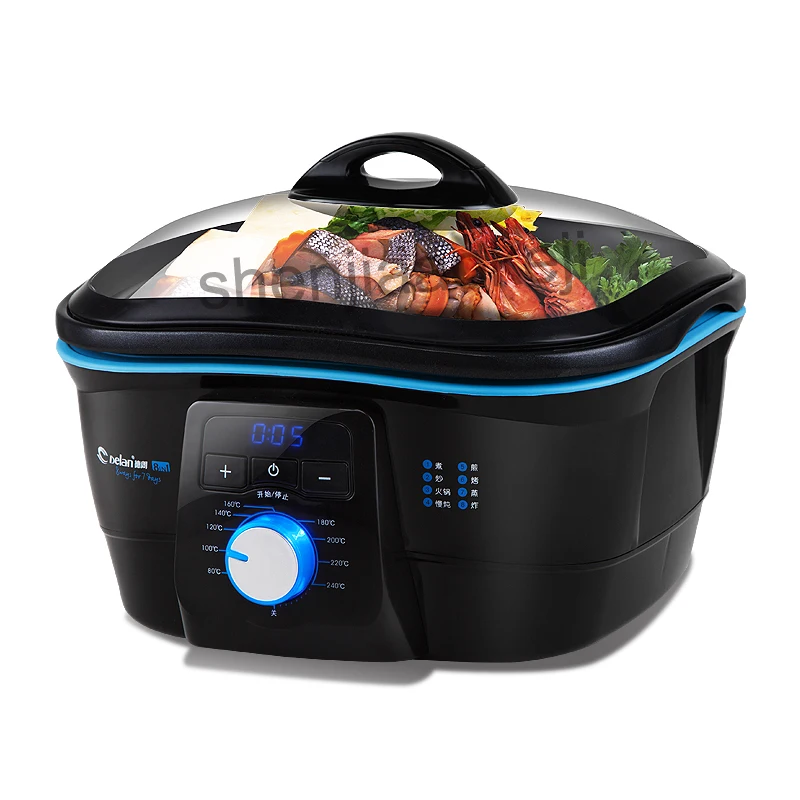 Aluminum alloy liner Multifunction Electric frying pan health pot brush pot frying pan household hot pot Multifunctional cooker
Aluminum alloy liner Multifunction Electric frying pan health pot brush pot frying pan household hot pot Multifunctional cooker