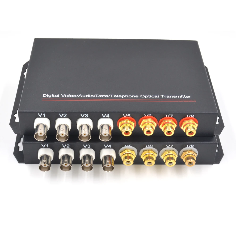 Multifunction 4 Channel Video Audio Data Optical Media Converter Transmitter Receiver S/M 20Km For CCTV Security System
Multifunction 4 Channel Video Audio Data Optical Media Converter Transmitter Receiver S/M 20Km For CCTV Security System
