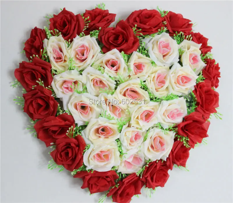 SPR 40cm Lovely Heart Shape Artificial rose Flower ball Wedding Car Wall Door Floral Decoration free shipping
SPR 40cm Lovely Heart Shape Artificial rose Flower ball Wedding Car Wall Door Floral Decoration free shipping