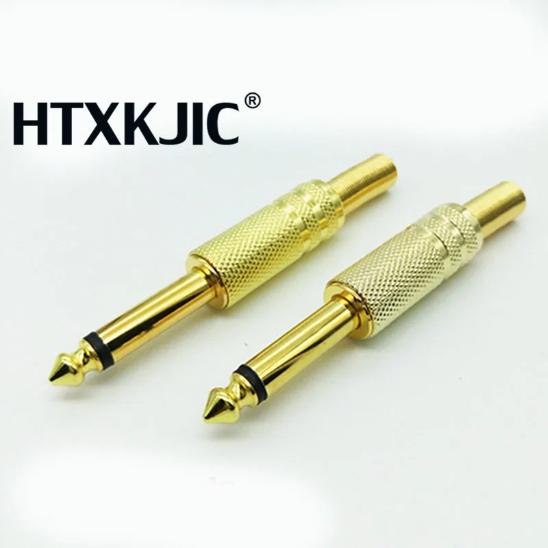 10pcs 6.35mm / 6.5mm 3 Pole stereo Amplifier Plug 6.35 / 6.5 3 Pin Gold Plated Microphone jack Plug Audio Connector
10pcs 6.35mm / 6.5mm 3 Pole stereo Amplifier Plug 6.35 / 6.5 3 Pin Gold Plated Microphone jack Plug Audio Connector